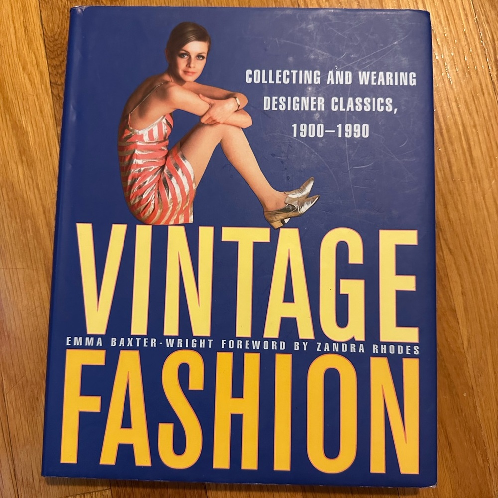 Vintage Fashion coffee table Book